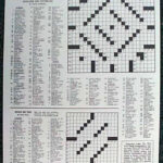 A Copy Of The Very First New York Times Crossword Puzzle