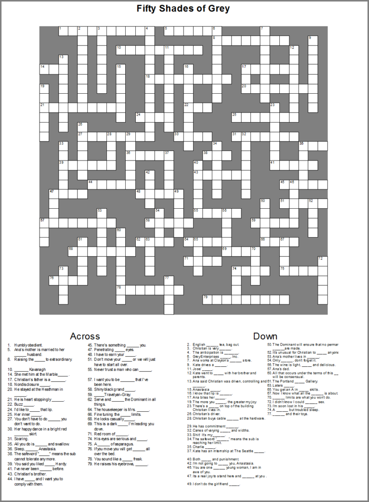 Free Crossword Puzzles Seattle Times Crossword Printable Printable