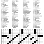 Free Printable Sunday Crosswords Printable Crossword Puzzles Bingo
