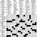 Los Angeles Times Sunday Crossword Puzzle Features Printable