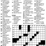 Newsday Crossword Puzzle For Nov 22 2019 By Stanley Newman Creators