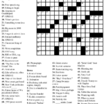 Printable Universal Crossword Puzzle Today Universal Printable Sunday