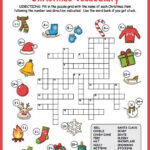 A Fun Free Printable Crossword Puzzle Worksheet Featuring Christmas