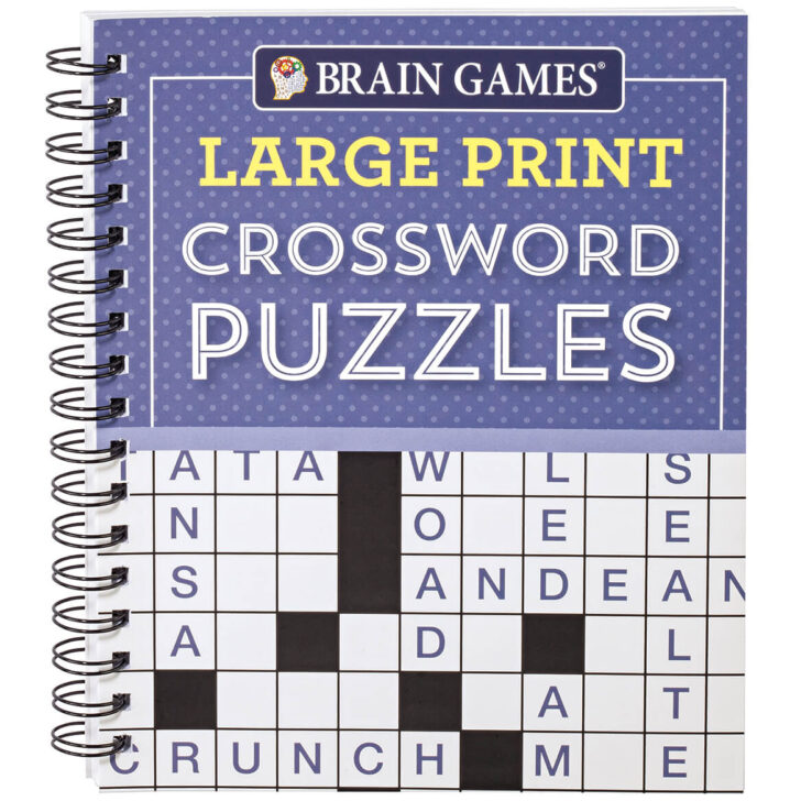 Brain Games Crossword Puzzles Large Print