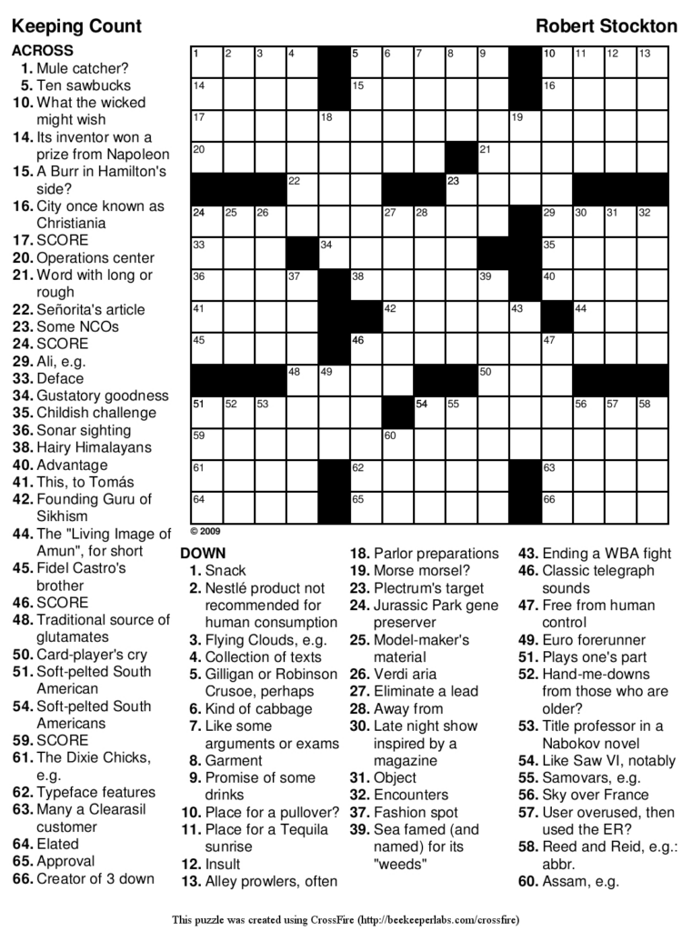 Difficult Crossword Puzzles Printable That Are Adorable Ruby Website ...