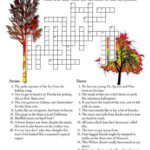 Fall Harvest Crossword Puzzles Autumn Puzzle Crossword