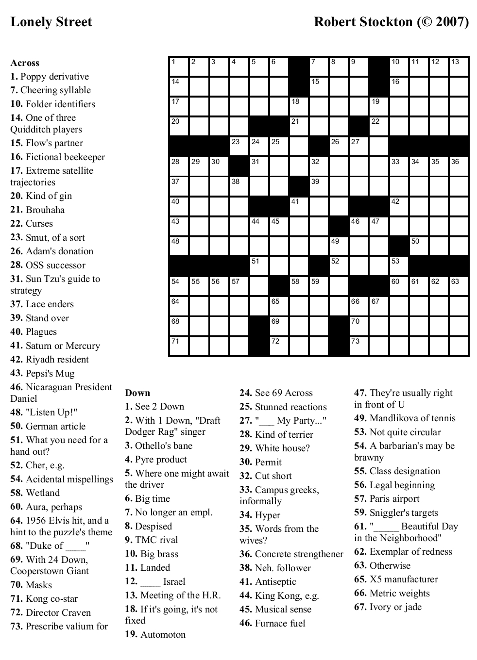 Free Printable Crossword Puzzles Medium Difficulty Free Printables 