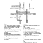 Free Printable Independence Day Crossword Puzzle With Answer Key