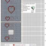 HEARTS TISSUE BOX COVER By CHARLOTTE SMITH Plastic Canvas Tissue