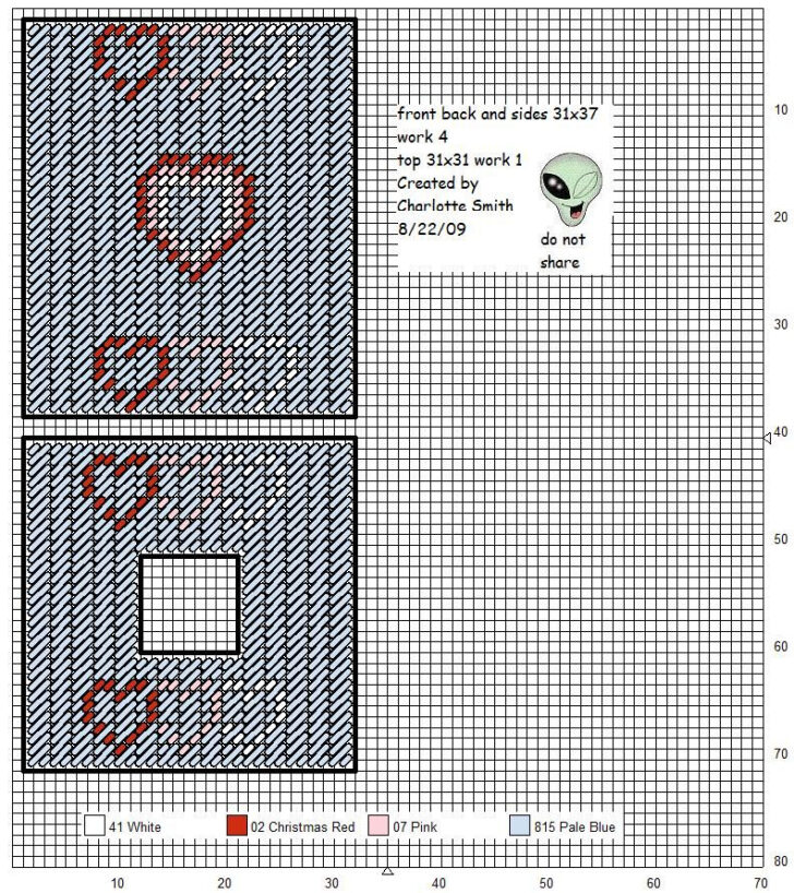 Free Valentine Plastic Canvas Tissue Box Patterns Printable