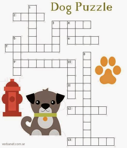 I Heart English Dog Crossword Puzzle | Printable Crossword Puzzles