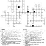 Music Crossword Puzzle Activity