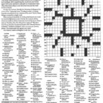 New York Times Sunday Crossword Puzzle Printable Printable Crossword