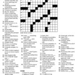 Nyt Sunday Crossword Printable 86 Images In Collection Page 1