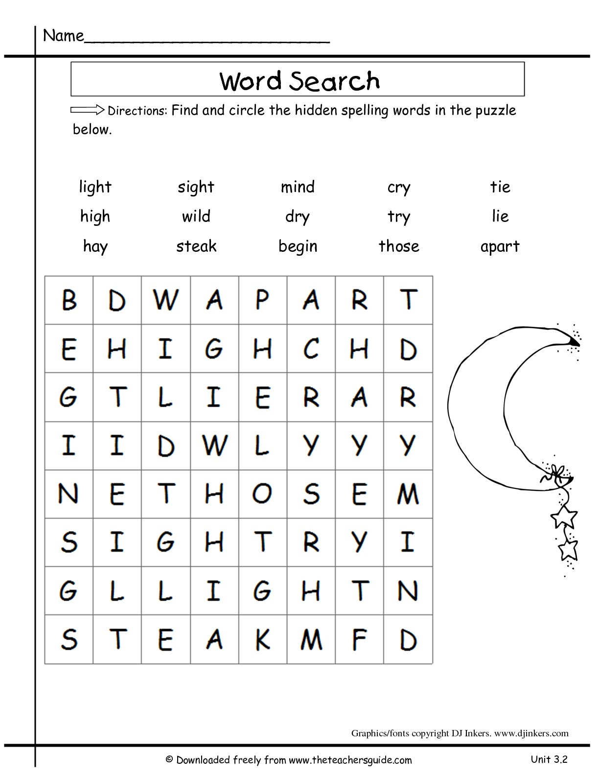 Printable Crossword Puzzle For 2Nd Graders Printable Crossword Puzzles