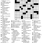 Printable Crossword Puzzles Medium With Answers Printable Crossword