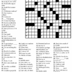 Printable Crossword Washington Post Printable Crossword Puzzles