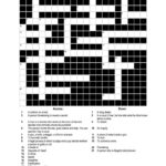 Printable Intermediate Crossword Puzzles Printable Crossword Puzzles