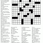 Printable Rock And Roll Crossword Puzzles Printable Crossword Puzzles