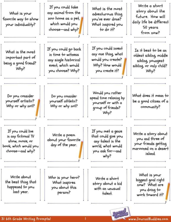 6th-grade-writing-prompts-printables-printable-crossword-puzzles