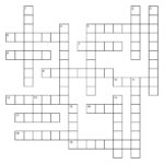 Blank Puzzle Template 2 Piece Puzzle Printable Printable Crossword