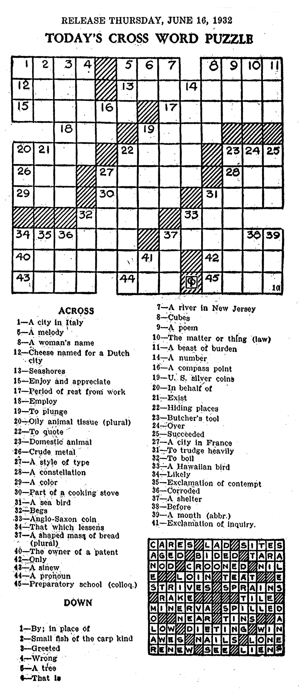 Daily Cryptic Crossword Puzzles For You To Play Now Printable