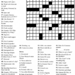 Free Daily Crossword Printable Best Of 5 Best Of Daily Printable