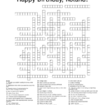 Happy Birthday Roland Crossword WordMint