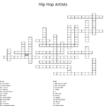 Hip Hop Artists Crossword WordMint
