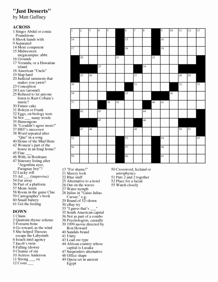 Printable Crossword Puzzles Bestcrosswords