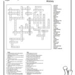 Printable Us History Crossword Puzzles Printable Crossword Puzzles
