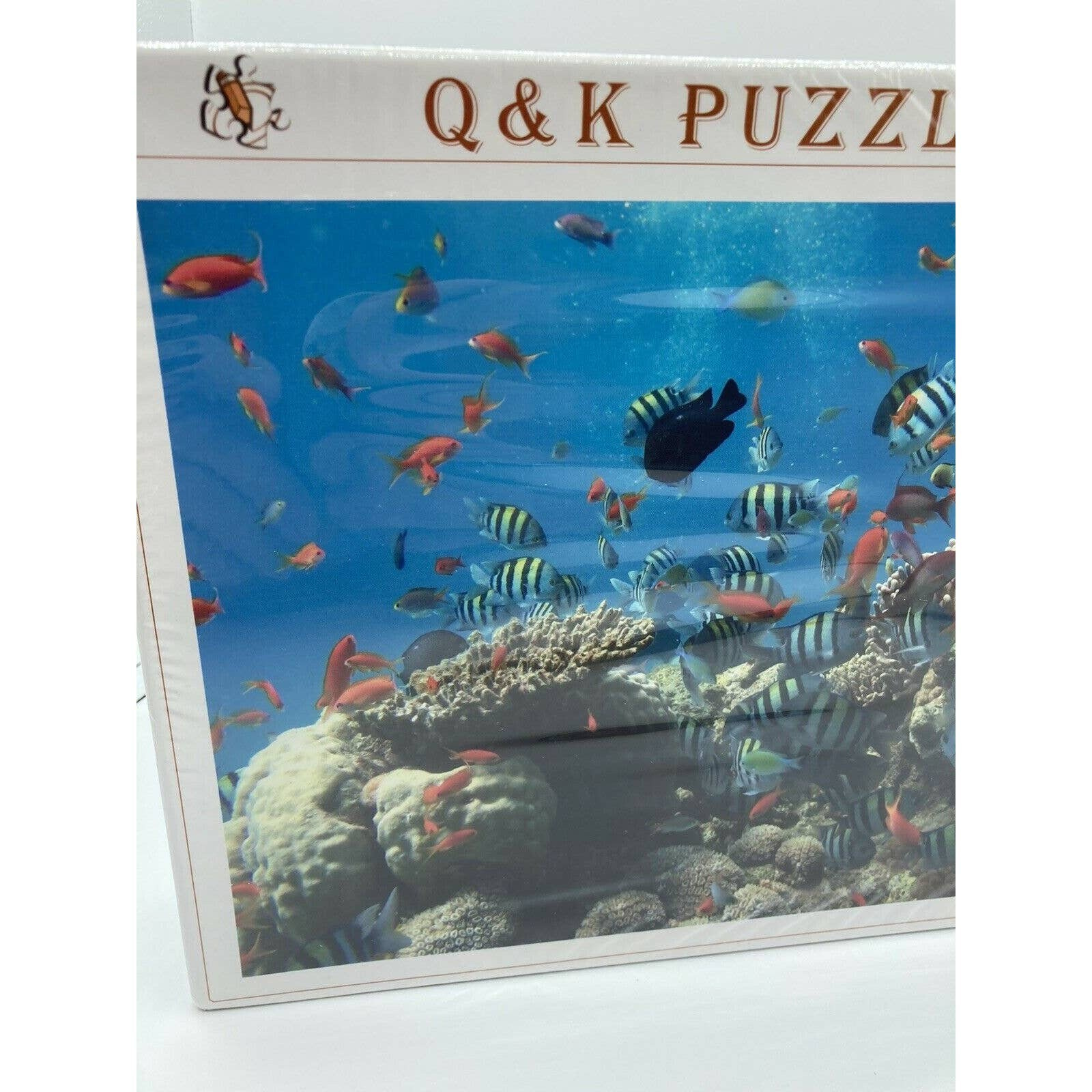 Q K Wooden Jigsaw Puzzle Coral Reef Fish Aquatic Aquarium New Etsy