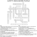 SAFETY CROSSWORD PUZZLE WordMint