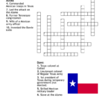 Texas Revolution Crossword WordMint