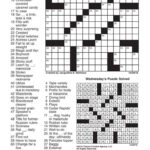 The Daily Commuter Crossword Puzzle Printable Printable Crossword