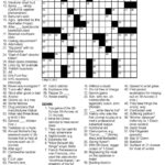 10 Best Large Print Easy Crossword Puzzles Printable Printableecom