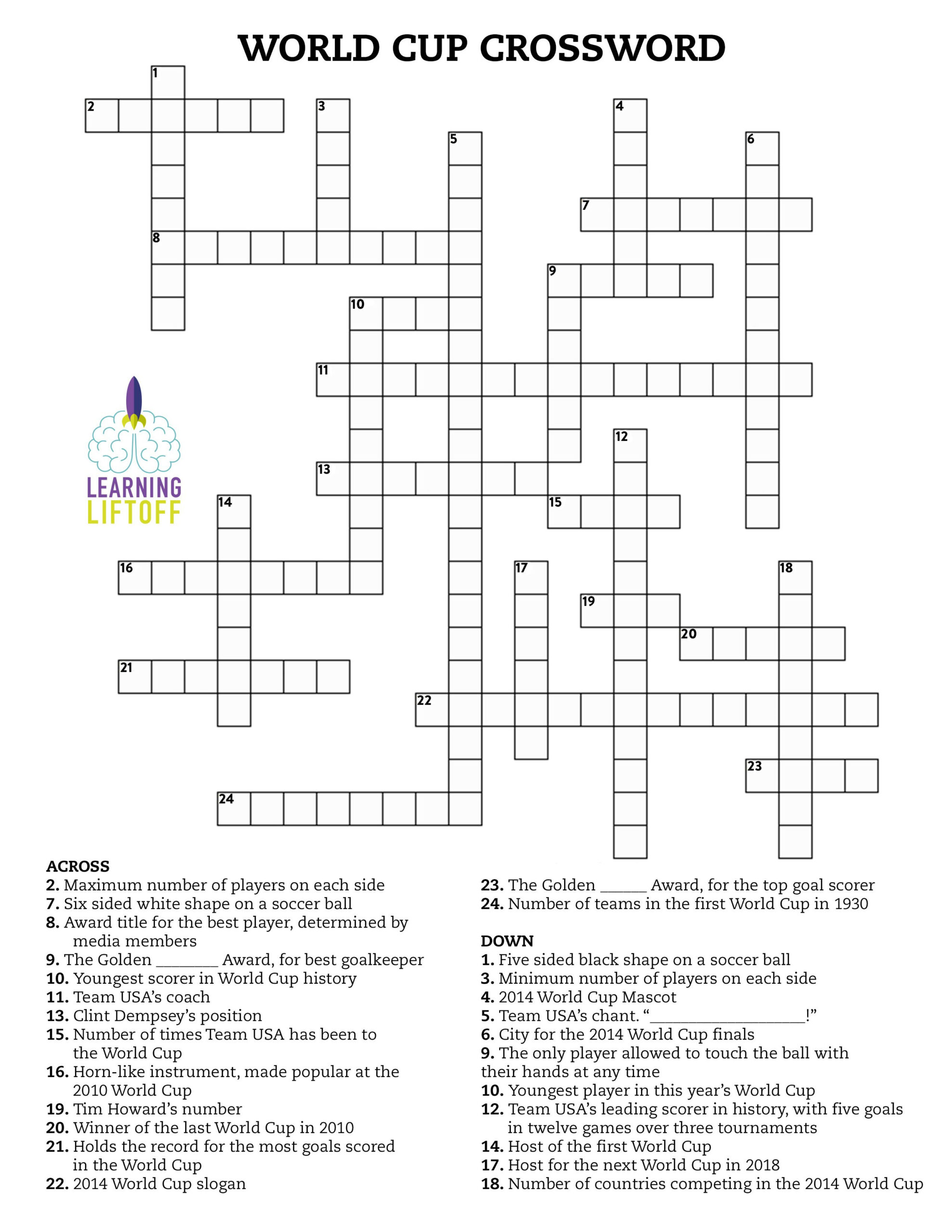 Crossword Puzzles For 5th Graders Activity Shelter Crossword Puzzles 