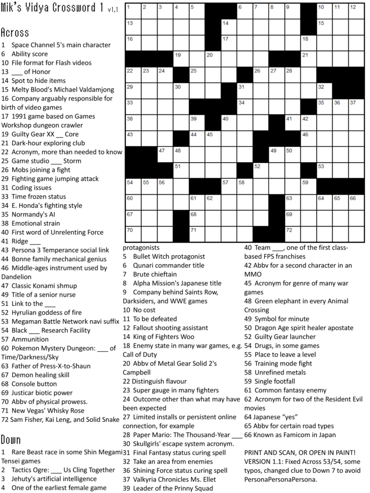 Crossword Search Puzzles Printable