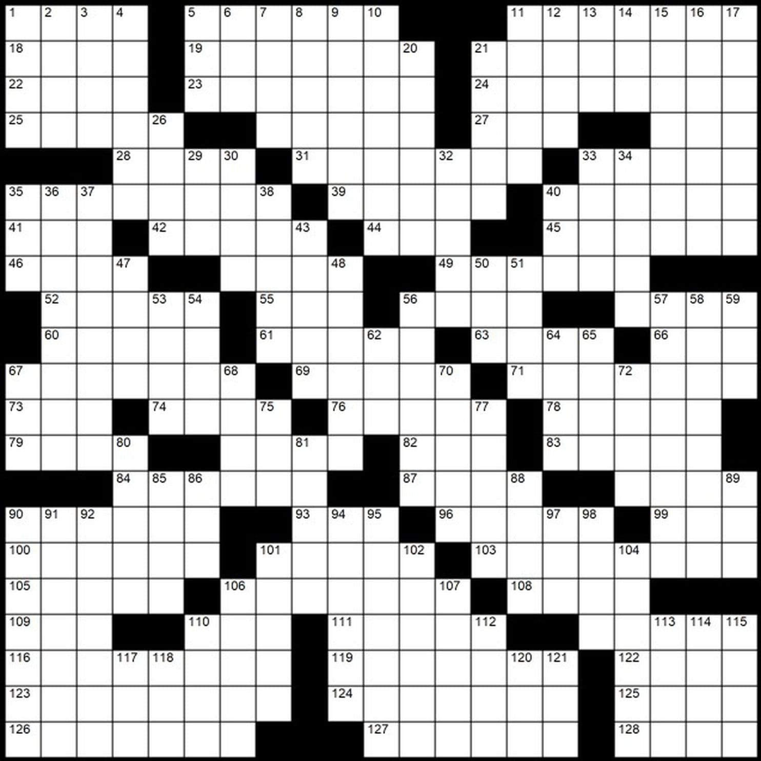 Printable Crossword Puzzles By Evan Birnholz Printable Crossword Puzzles