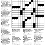 Free Printable Medium Difficulty Crossword Puzzles Crossword Puzzles