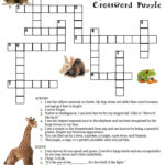 Here Is A Free Jungle Crossword Puzzle Compliments Of Stuffedsafari