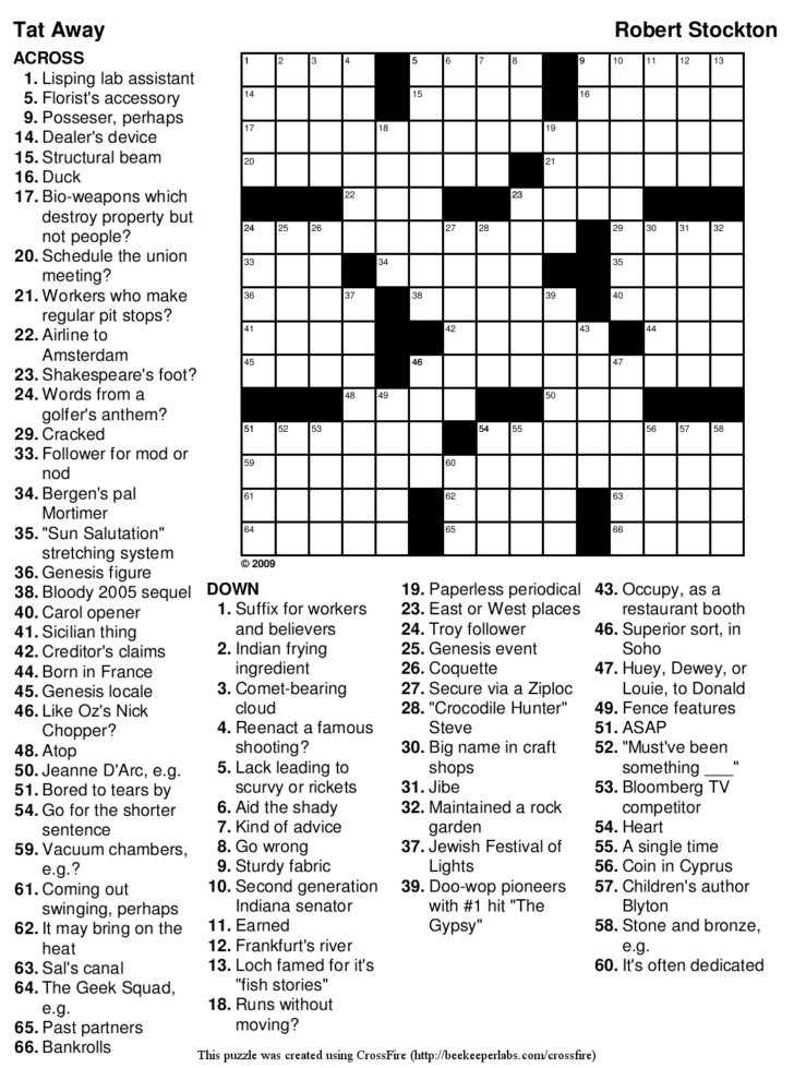 FREE Crossword Puzzle Printables: A Collection Of Free Printable Crossword Puzzles With Various Themes And Difficulty Levels