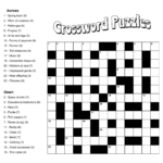 Printable Crossword Puzzles With Answers Reader S Digest Printable