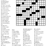 Printable Crossword Themed Printable Crossword Puzzles