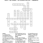 Sixth Grade Crossword Puzzle Wordmint Printable Crosswords For 6th