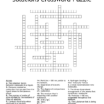 Solutions Crossword Puzzle WordMint