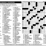 Washington Post Sunday Crossword Puzzle Printable Printable Crossword