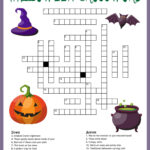 15 Best Free Printable Halloween Crossword Puzzle Printablee