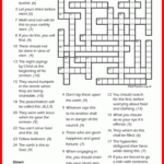 Bible Crossword Puzzle The Sermon On The Mount BiblePuzzles