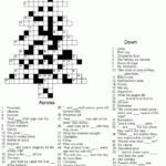 Christmas Crossword Puzzle Printable For 2015